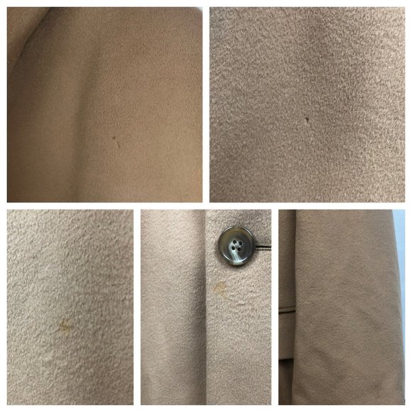 Vintage Loro Piana Italy 100% Cashmere Long Coat Tan - Picture 7 of 12